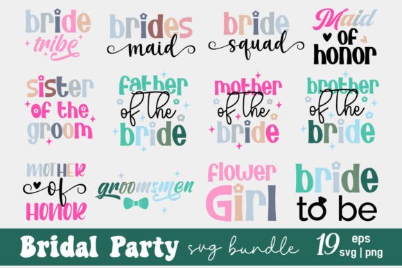 Bridal Family Quotes Retro Svg Bundle Review