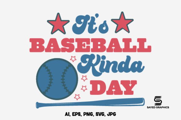 It s Baseball Kinda Day Retro SVG
