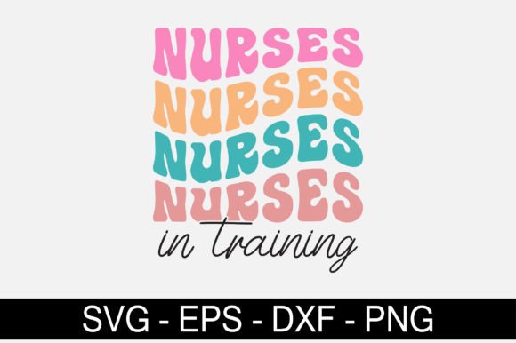 Nurses in Training Retro Svg Design