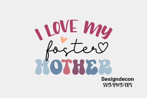 Retro I Love My Foster Mother Embroidery Review