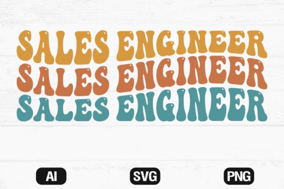 Sales Engineer Wavy Retro Svg File 1 Review