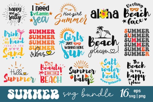 Summer Beach Sayings Retro Svg Bundle Review