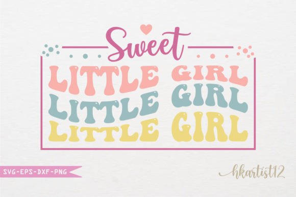 Sweet Little Girl Retro SVG Review
